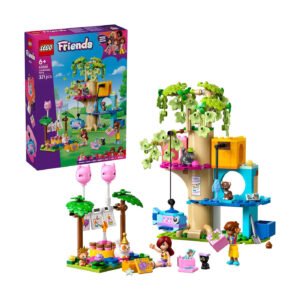 LEGO Friends 42666 Kattenverjaardagsfeestje en Boomhut bouwset met verpakking en accessoires