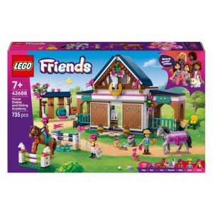 Verpakking van LEGO Friends 42688 paardenstal en manege speelset