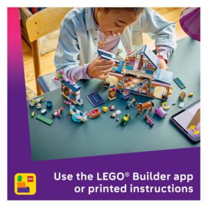 LEGO Friends paardenstal met uitneembaar dak en LEGO Builder app