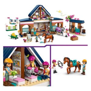 LEGO Friends paardenstal met verzorgingsruimte, paarden en minipoppen