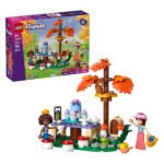 LEGO Friends 42690 Theekransje in het Bos speelset naast de originele verpakking