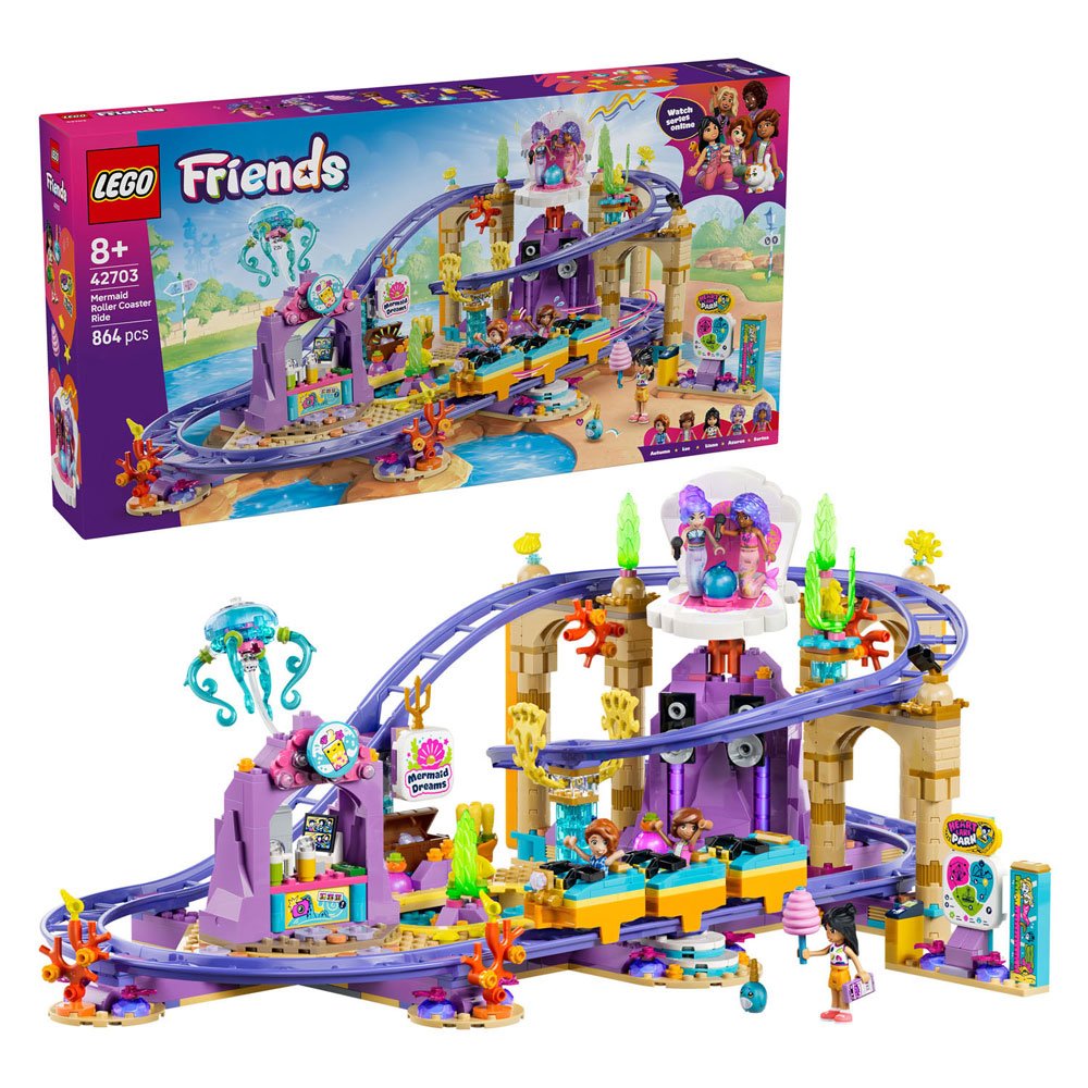 LEGO Friends 42703 Zeemeerminnenachtbaan speelset met verpakking
