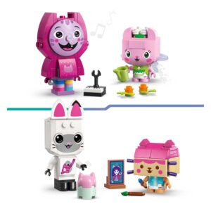 LEGO Gabby's Poppenhuis mini kattenfiguren met kleurrijke bouwdetails