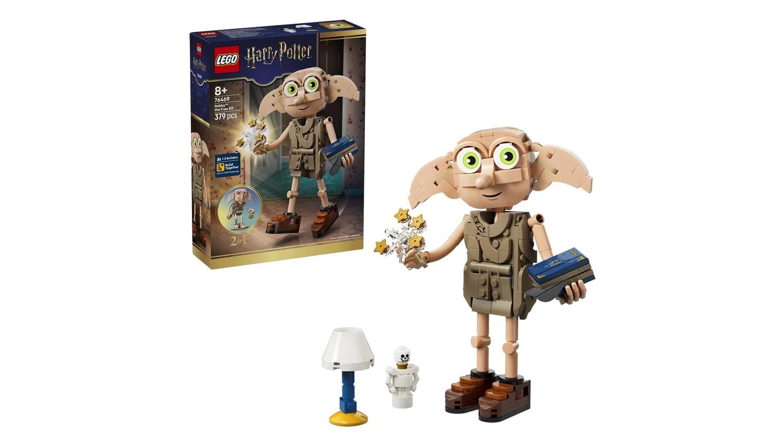 lego-harry-potter-dobby-de-vrije-elf-76469-bouwset-verpakking LEGO Harry Potter 76469 Dobby de Vrije Elf bouwset met verpakking en accessoires