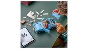 LEGO Harry Potter Vliegende Ford Anglia 76470 tijdens het bouwen