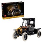 LEGO Icons 11376 Ford Model T bouwmodel naast originele setverpakking