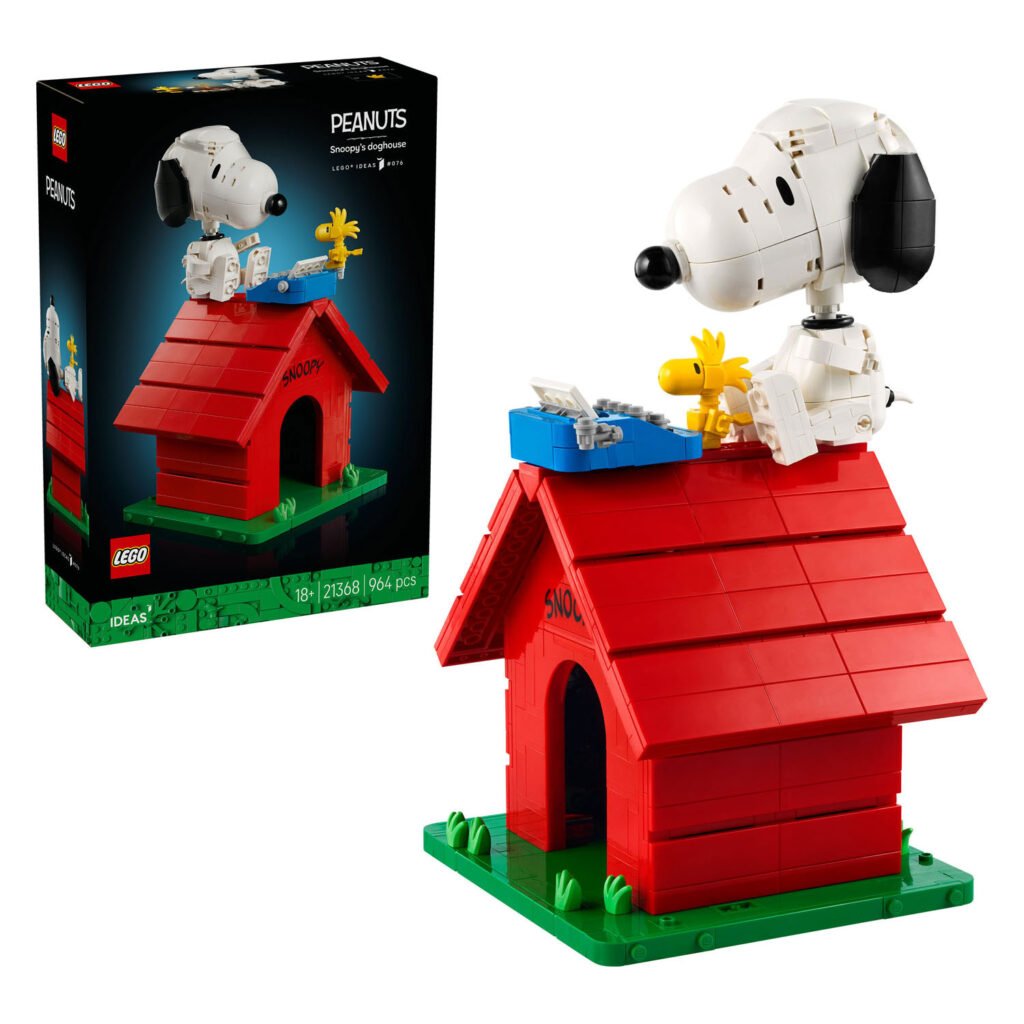 LEGO Ideas 21368 Peanuts: Snoopy's hondenhok set met originele verpakking