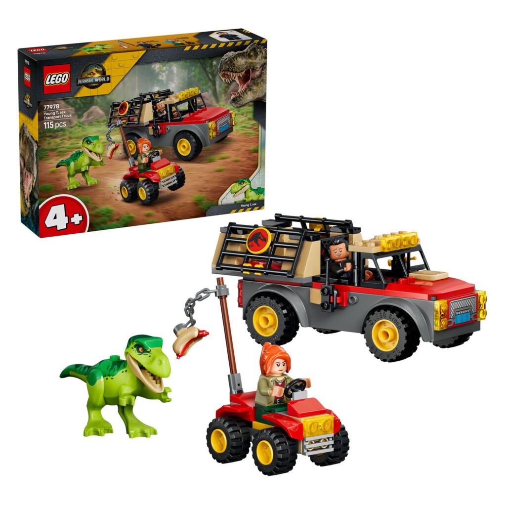 LEGO Jurassic World 77978 Jonge T. rex Transporttruck bouwset met doos