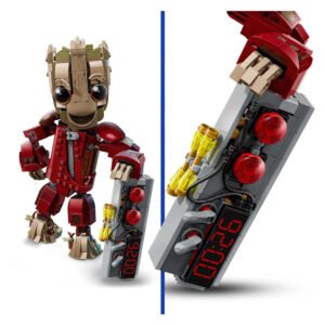 LEGO Marvel Groot Ravager Jumpsuit 76341 met bom en timer accessoire