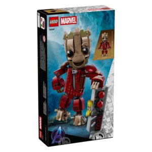 LEGO Marvel Groot Ravager Jumpsuit 76341 verpakking achterkant