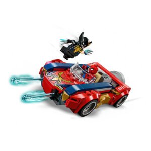 LEGO Spider-Man raceauto met Venomized Wolverine minifiguur