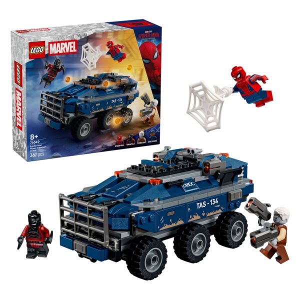 LEGO Marvel 76349 Spider-Man Achtervolging van Gevangenistransport