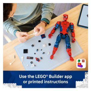 LEGO Marvel Spider-Man heldenfiguur met bouwonderdelen en accessoires