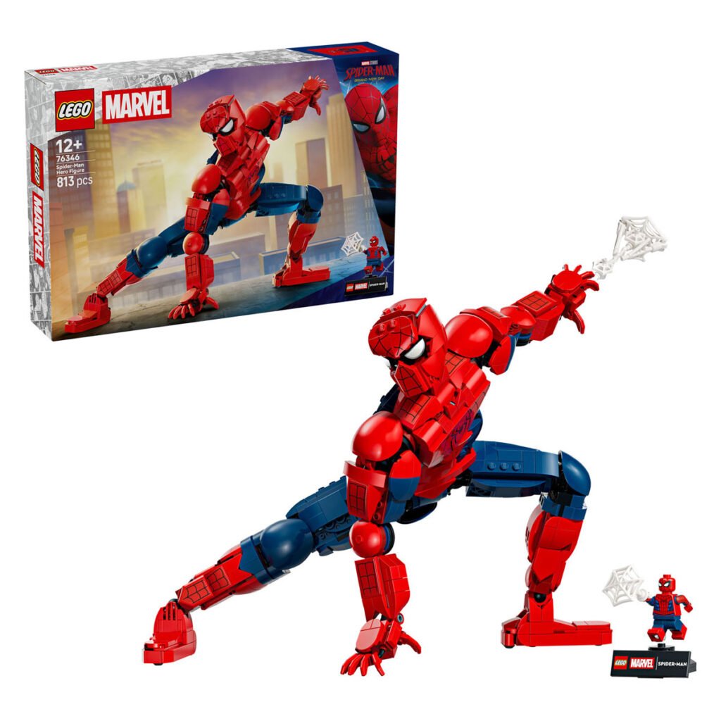 LEGO Marvel 76346 Spider-Man heldenfiguur inclusief verpakking en minifiguur