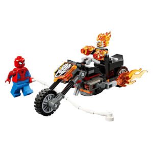 LEGO Spider-Man en Ghost Rider motorfiets uit Marvel set 76335