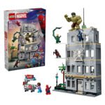 LEGO Marvel 76350 Ultieme Strijd: Spider-Man vs. Hulk complete speelset met gebouw, minifiguren en doos