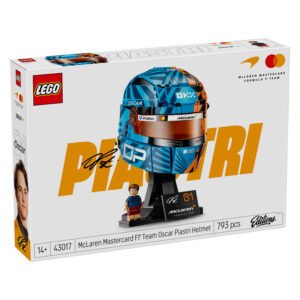 LEGO McLaren Mastercard F1 Oscar Piastri helm bouwpakket doos voorkant