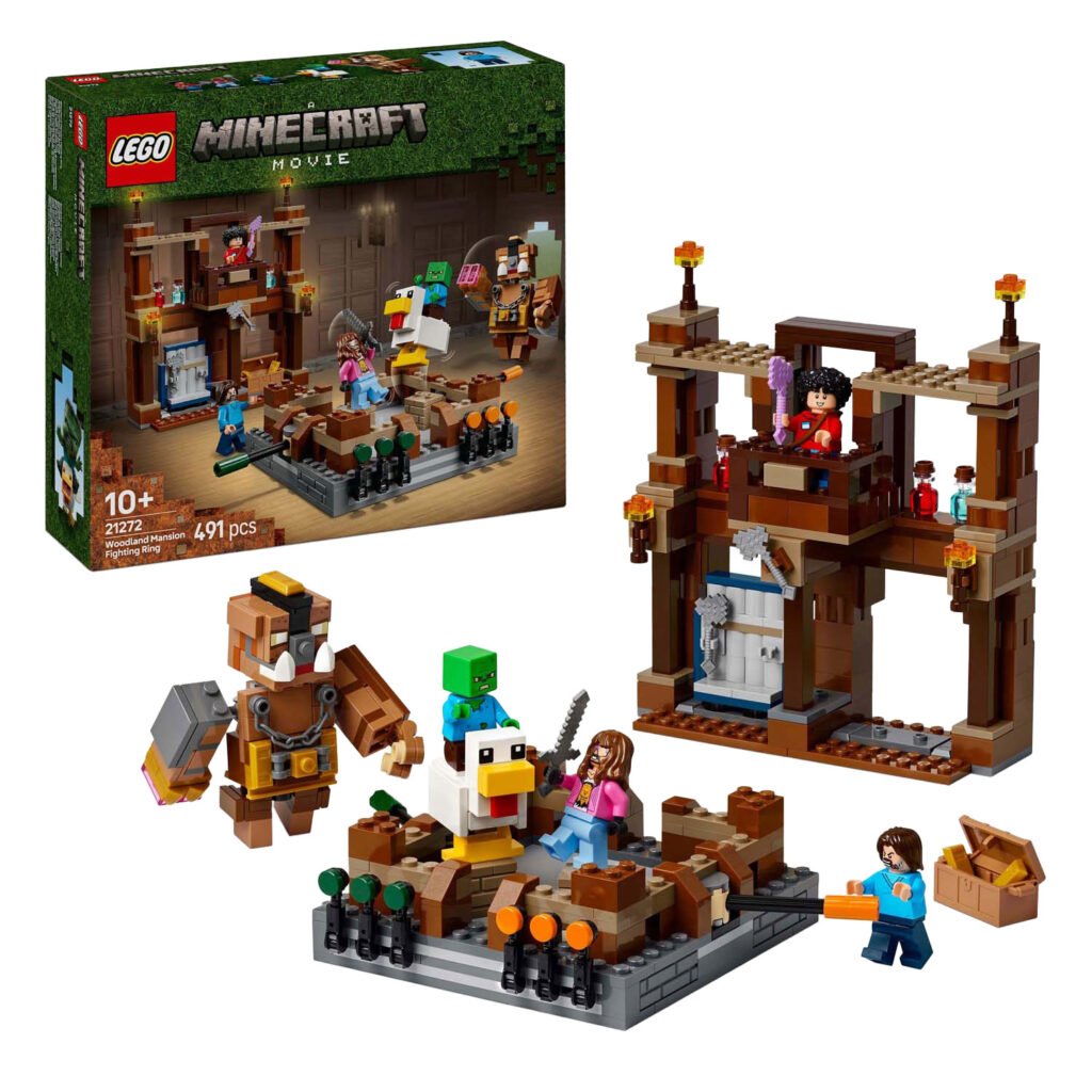 LEGO Minecraft 21272 De Arena bij het Boslandhuis speelset met verpakking