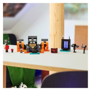 LEGO Minecraft De Wither Strijd speelset met portaal en figuren
