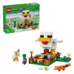 LEGO Minecraft 21585 Kippenboerderij met verpakking en accessoires