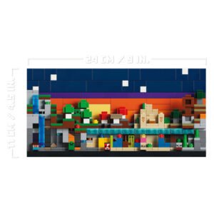 Afmetingen van LEGO Minecraft Mini Biomen bouwset