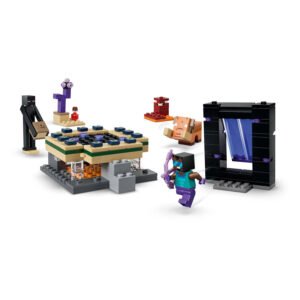 LEGO Minecraft 21584 Nether & End Portaal Reis bouwset met figuren