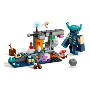 LEGO Minecraft De Ontmoeting met de Opzichter actiescène met Warden