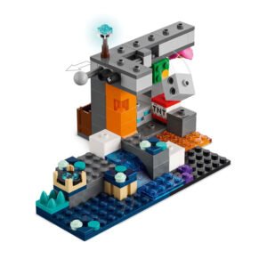 LEGO Minecraft speelset met interactieve explosiefunctie en grot