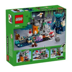 Achterkant verpakking LEGO Minecraft De Ontmoeting met de Opzichter