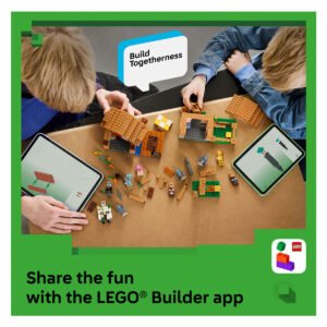 LEGO Builder app ondersteunt samen bouwen van LEGO Minecraft