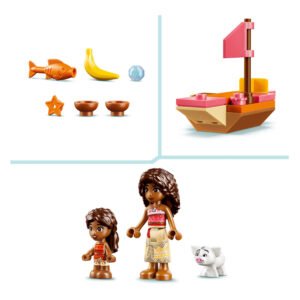 Overzicht LEGO Moana set onderdelen minifiguren en accessoires