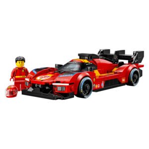 LEGO Ferrari 499P bouwmodel met rode carrosserie en spoiler