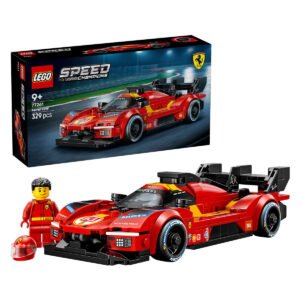LEGO Speed Champions 77261 Ferrari 499P set met doos en raceauto met Ferrari coureur minifiguur