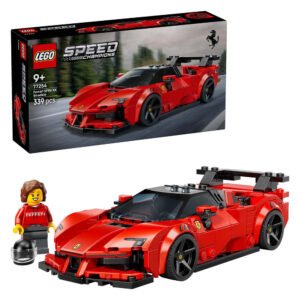 LEGO Speed Champions 77254 Ferrari SF90 XX Stradale Sportauto bouwset met minifiguur en verpakking