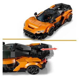 Gedetailleerde LEGO Speed Champions McLaren W1 racewagen