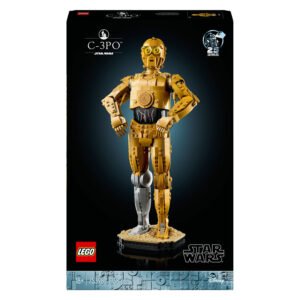 LEGO Star Wars C-3PO verpakking voorkant met bouwfiguur