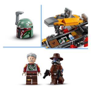 LEGO Star Wars speeder met Cobb Vanth en Cad Bane figuren
