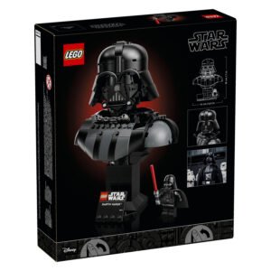LEGO Star Wars Darth Vader set doos achterkant met gebouwde buste