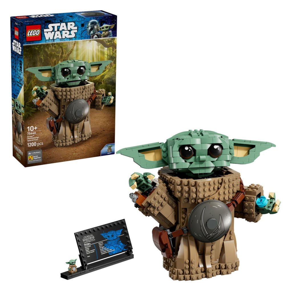 LEGO Star Wars 75446 Grogu figuur met display, accessoires en doos