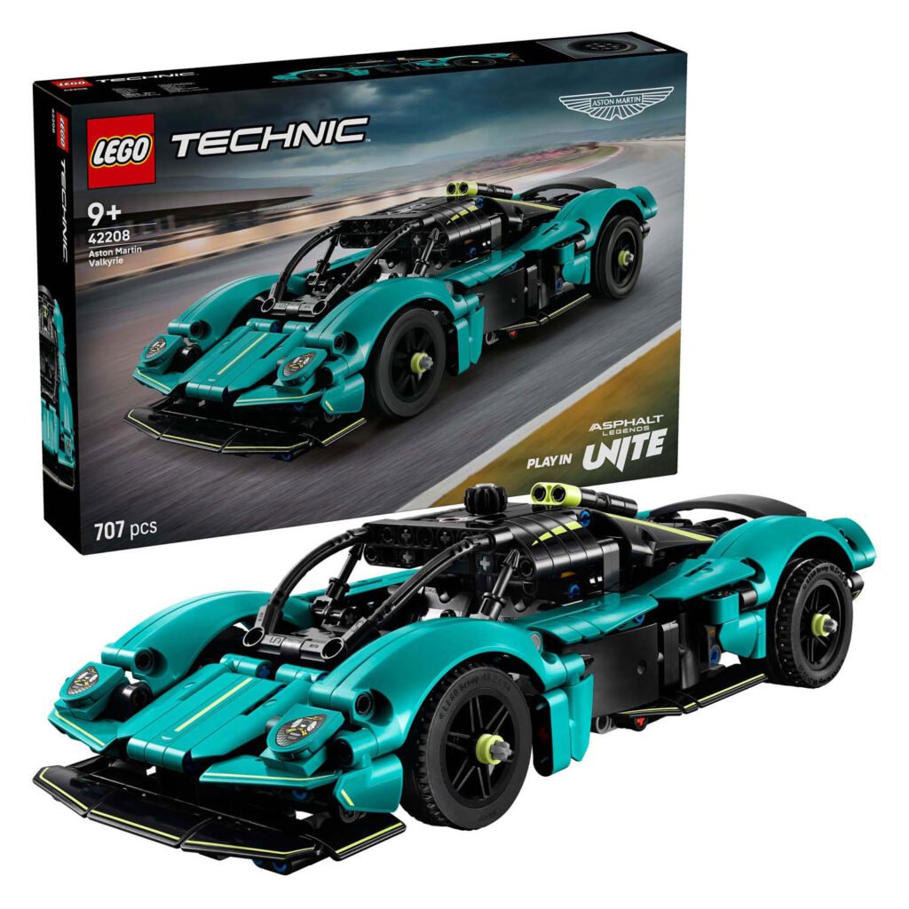LEGO Technic 42208 Aston Martin Valkyrie model met verpakking