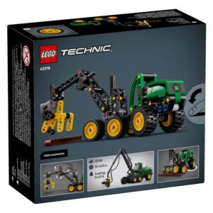 Achterzijde van de LEGO Technic John Deere 1470H houtoogstmachine verpakking