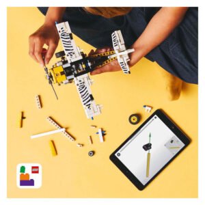 LEGO Technic 42198 junglevliegtuig bouwen met de LEGO Builder app