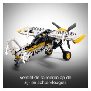 LEGO Technic 42198 junglevliegtuig met verstelbare rolroeren en staartvlakken