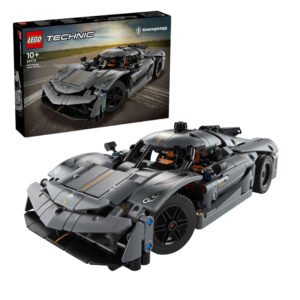 LEGO Technic 42173 Koenigsegg Jesko Absolut Grijze Hypercar model met verpakking