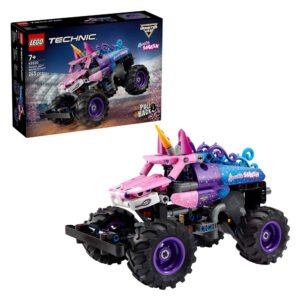 LEGO Technic 42220 Monster Jam Sparkle Smash Pull-back model met verpakking