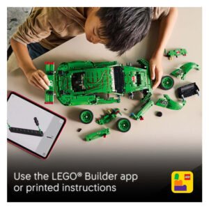 LEGO Builder app met bouwinstructies voor Porsche 911 GT3 R AO Racing