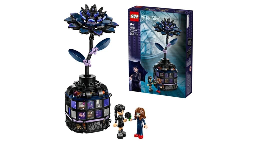LEGO Wednesday 76784 Zwarte Dahlia bloem set met minifiguren en bouwdoos