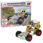 Metalen bouwpakket raceauto 92-delig met verpakking voor kinderen vanaf 6 jaar Constructieset Metaal Cruiser