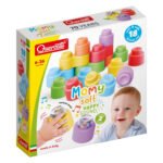 Quercetti Momy Soft Happy Sound 18-delige zachte bouwblokken speelgoed verpakking Quercetti Momy Soft Bouwblokken met Geluid