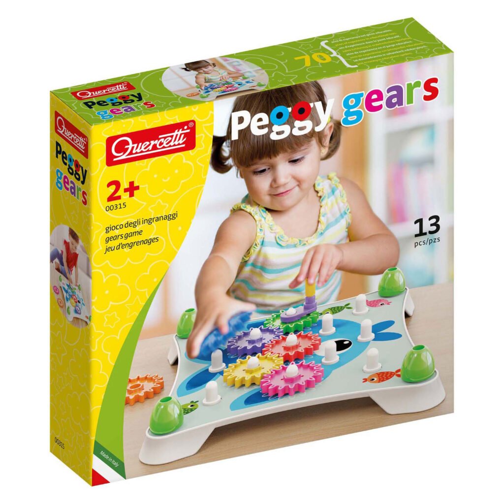 Gears tandwielspel voor kinderen vanaf 2 jaar Quercetti Jumbo Gears